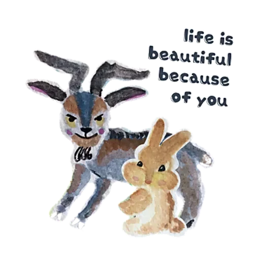 Hand drawn cartoon stickers messages sticker-7
