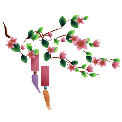 十里桃花-stickers messages sticker-8