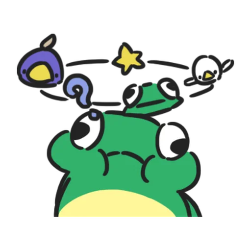 快乐小青蛙-贴纸 messages sticker-8