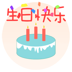 生日助手-Birthday Sticker messages sticker-1