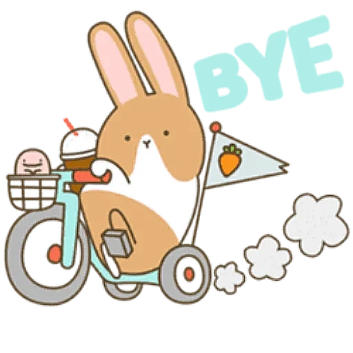 Donut Bunny Sticker messages sticker-8
