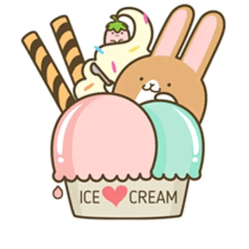 Donut Bunny Sticker messages sticker-10