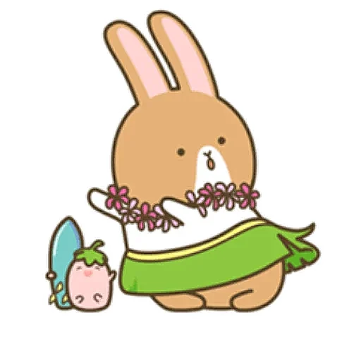 Donut Bunny Sticker messages sticker-6