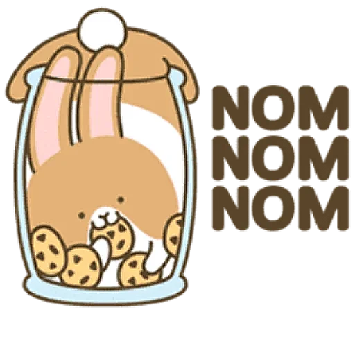 Donut Bunny Sticker messages sticker-1