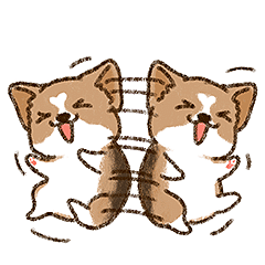 Cool Little Corgi messages sticker-1
