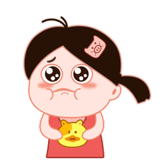 A funny little girl Bella messages sticker-1