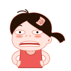 A funny little girl Bella messages sticker-8