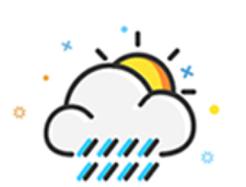 The weather Stickers messages sticker-1