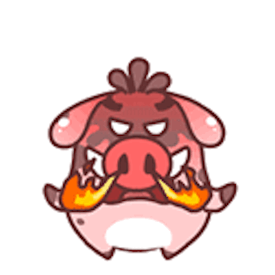 Pink Piggy messages sticker-2