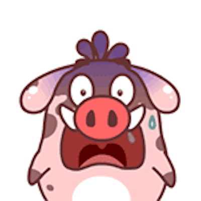 Pink Piggy messages sticker-0