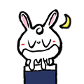 Pineapple Rabbit messages sticker-11