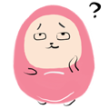 Pink Egg messages sticker-1