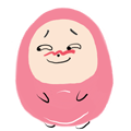 Pink Egg messages sticker-4