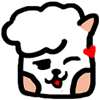 Curls Cool Vicugna pacos messages sticker-5