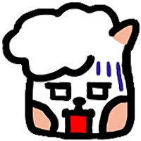 Curls Cool Vicugna pacos messages sticker-4