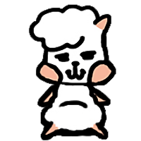 Curls Cool Vicugna pacos messages sticker-6