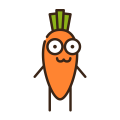 small carrot messages sticker-2