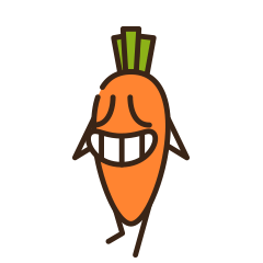 small carrot messages sticker-4