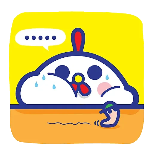 Super Chicken DCuckoo messages sticker-2