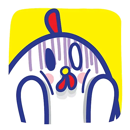 Super Chicken DCuckoo messages sticker-9