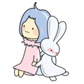 Rabbit Snail messages sticker-9