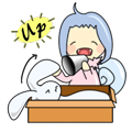 Rabbit Snail messages sticker-3