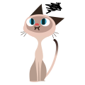 Siamese Meow messages sticker-3