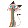 Siamese Meow messages sticker-2