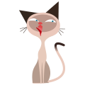 Siamese Meow messages sticker-6