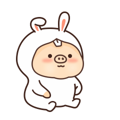 Piggy like to dress up messages sticker-8