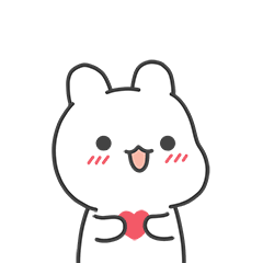 兔子Stickers messages sticker-8