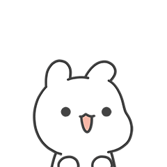 兔子Stickers messages sticker-7