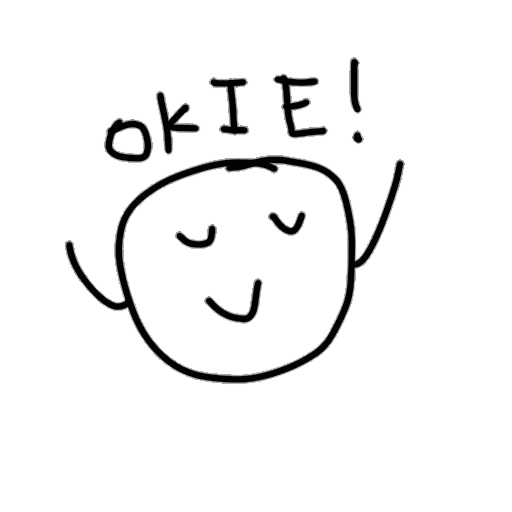 Happy hand drawn GG messages sticker-5
