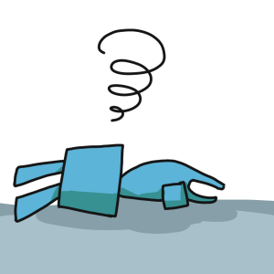 青いうさぎ messages sticker-11