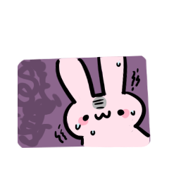萌兔斗斗图STICKER messages sticker-4
