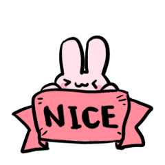萌兔斗斗图STICKER messages sticker-0