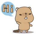 MrBeaver-表情包贴纸 messages sticker-7