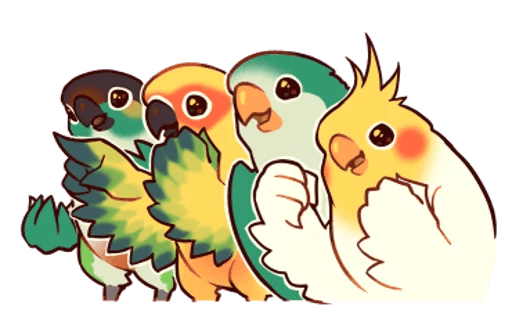 Beautiful Coca Bird messages sticker-11