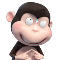 Duobao Monkey-iMessage表情贴纸 messages sticker-8