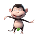 Duobao Monkey-iMessage表情贴纸 messages sticker-6