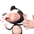 Duobao Monkey-iMessage表情贴纸 messages sticker-11