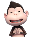 Duobao Monkey-iMessage表情贴纸 messages sticker-1