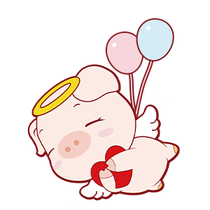 猪哼哼贴纸 messages sticker-6