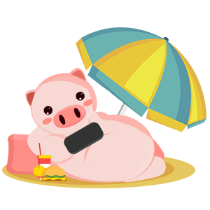 猪哼哼贴纸 messages sticker-8