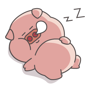猪哼哼贴纸 messages sticker-11