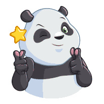 Panda Stickers (Animated) messages sticker-10