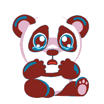 Panda Stickers (Animated) messages sticker-4