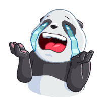 Panda Stickers (Animated) messages sticker-9