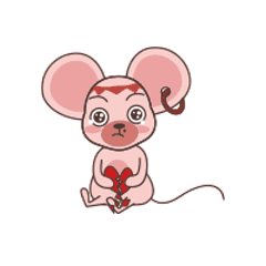 钱眼福鼠 messages sticker-4