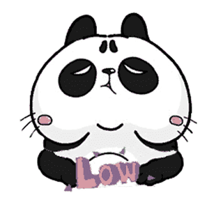 A cat like a panda messages sticker-4